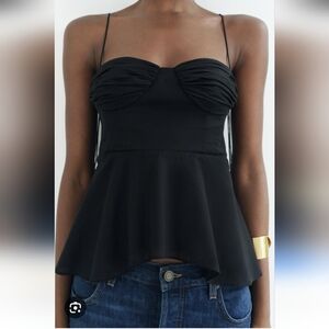 Zara Black Camisole Top